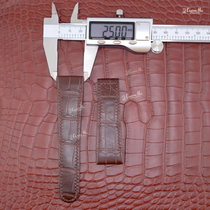 Cinturino Ebel 1911 Cinturino in pelle di alligatore da 25 mm
