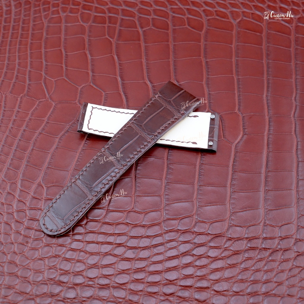 Bracelete Ebel 1911 25mm Bracelete Ebel 1911 25mm Bracelete em pele de crocodilo