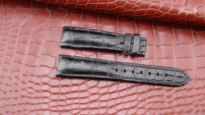 Glashütte Originalarmband 19 mm Alligator Läderarmband i olika färger och texturer