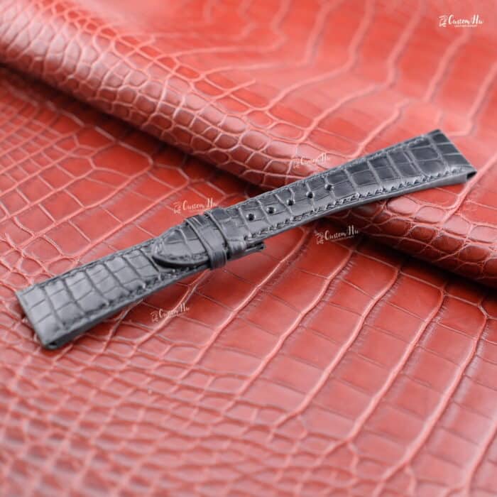 Cinturino GirardPerregaux Vintage 1945 Cinturino in pelle di alligatore da 22 mm
