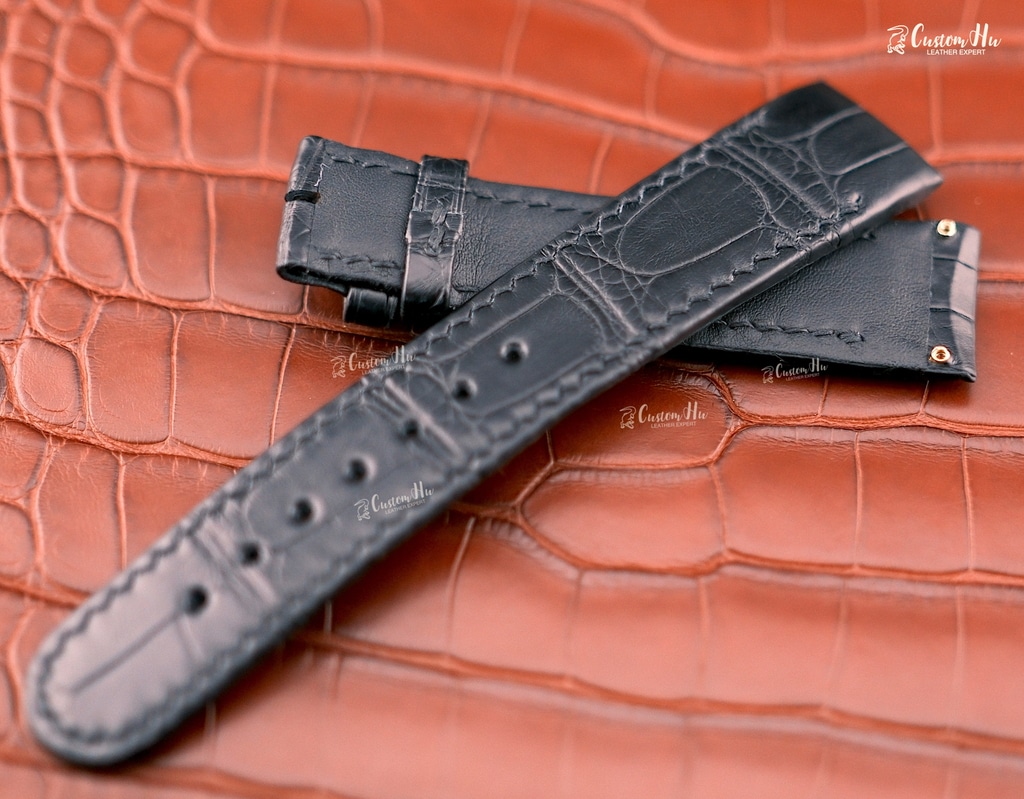 Bracelet Ebel 1911 8134901 Bracelet en cuir d'alligator 20 mm
