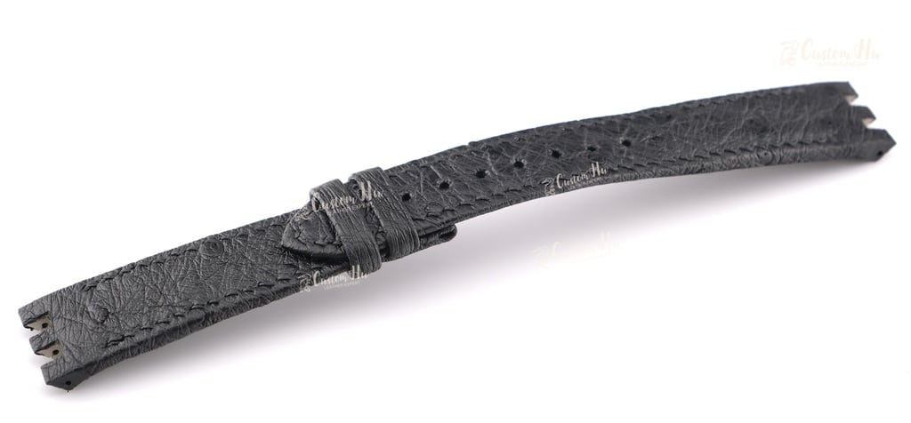 Jaeger LeCoultre Reverso Duetto Bracelete 18mm 16mm Pele de avestruz Bracelete de crocodilo