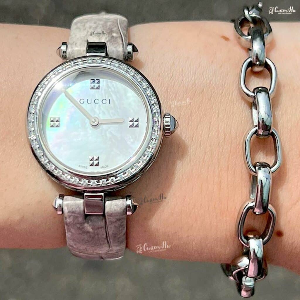 Gucci Diamantissima-Armband, 12 mm, Farbe Schwarz Himalaya
