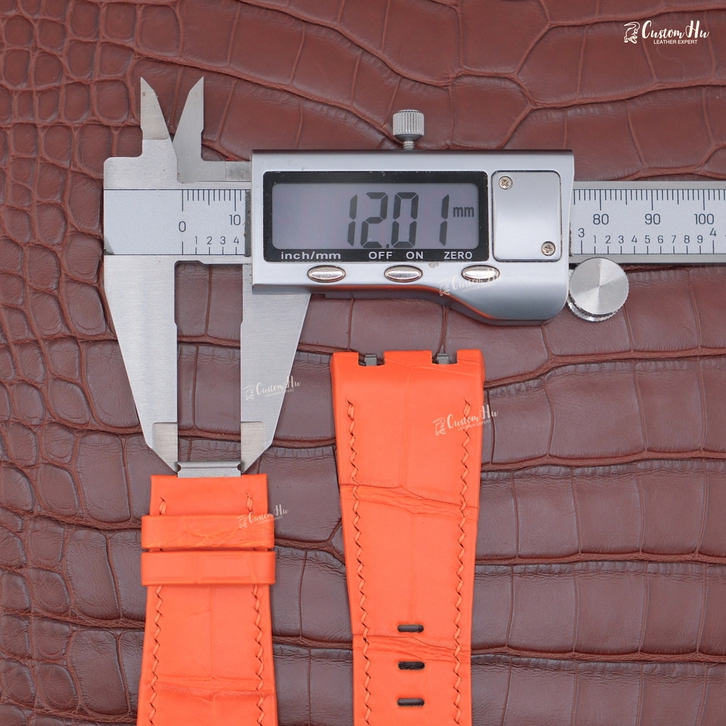 AP Royal Oak klockarmband AP Royal Oak klockarmband 30mm Quick release armband vit orange blå