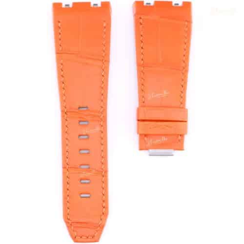 AP Royal Oak Uhrenarmband 30 mm Schnellverschlussarmband weiß orange blau