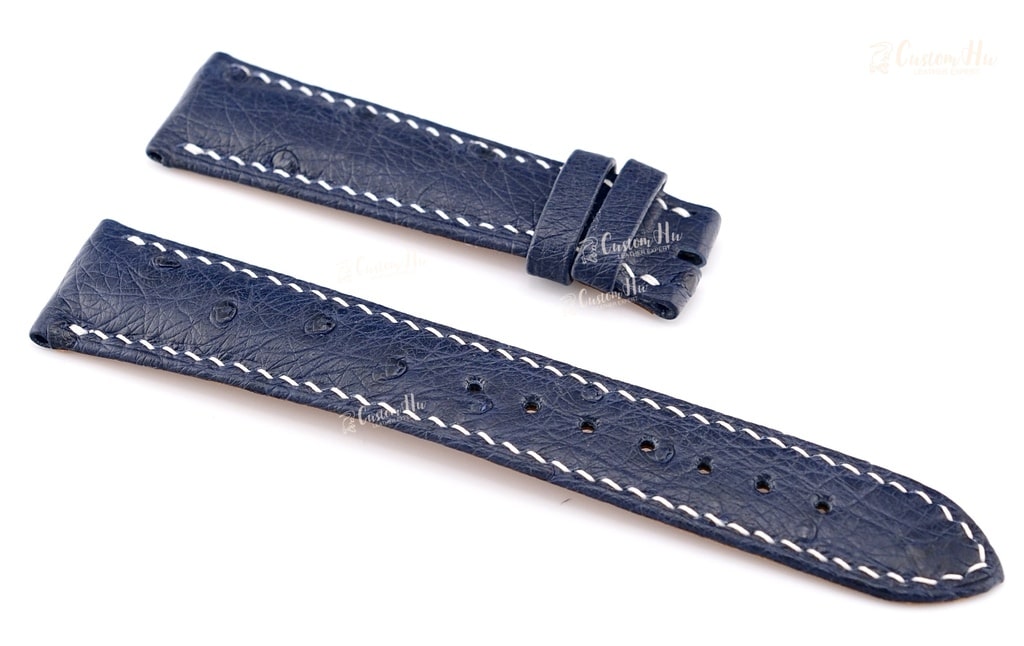 Relógio personalizado com pulseira de couro crocodilo tubarão avestruz lagarto pulseira de pele de bezerro