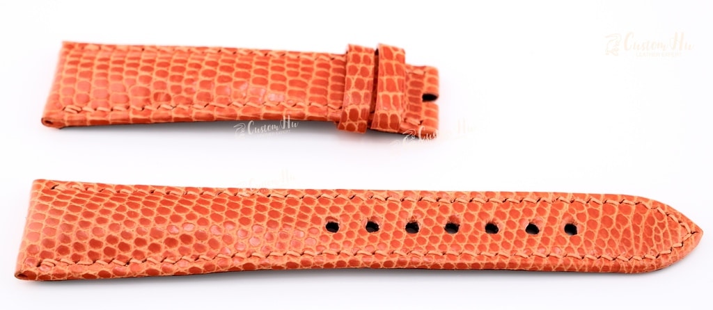 Relógio personalizado com pulseira de couro crocodilo tubarão avestruz lagarto pulseira de pele de bezerro