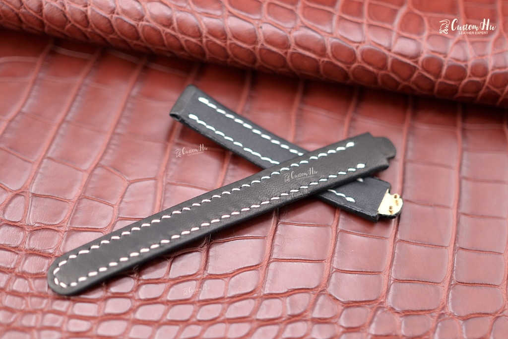 Bracelet Ebel Beluga 15mm Bracelet en cuir d'alligator 18mm