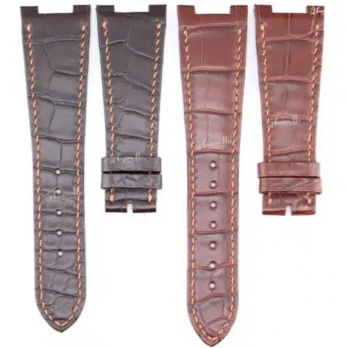 Patek Philippe Nautilus strap 5712 5711 5980 Alligator strap 25mm