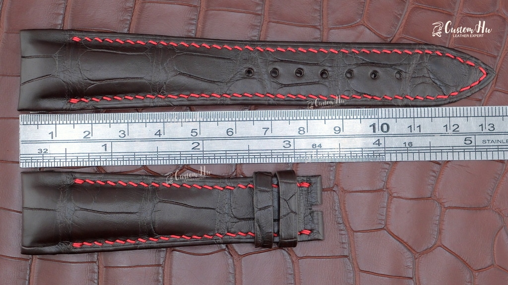 Breguet-Armband Typ Xxi Breguet-Armband Typ Xxi XL 23 mm Alligatorlederarmband