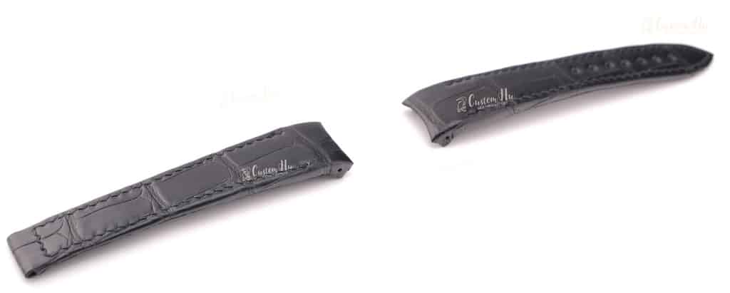 Blancpain Léman-Armband 22 mm Alligatorlederarmband