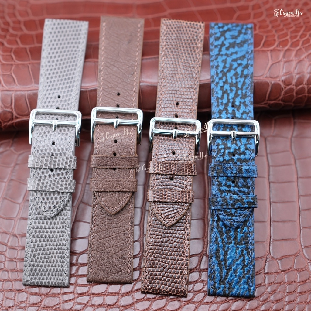 Alligator Apple Watch-band Alligator Apple Watch-band 45 mm 42 mm 40 mm 38 mm alligator lederen band