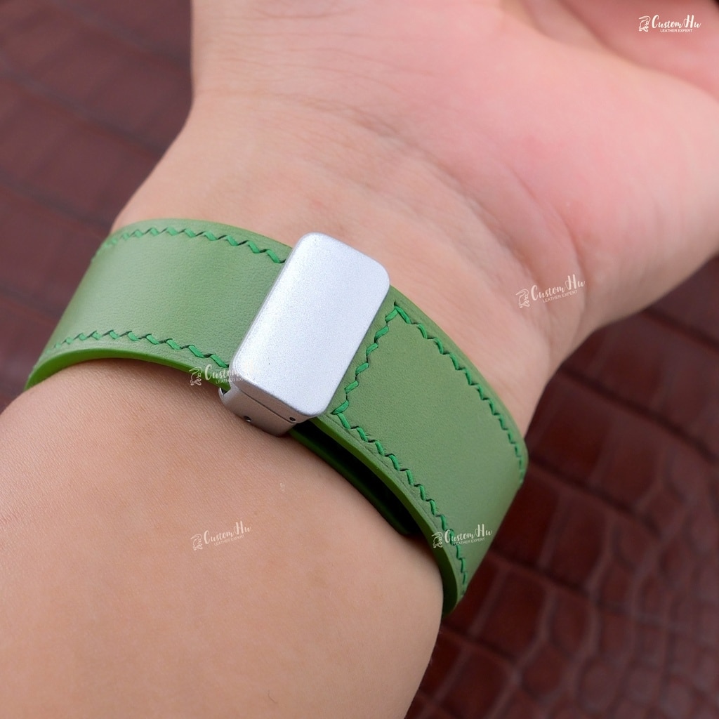 Bracelet Apple Watch Nouveau bracelet en cuir Apple Watch Bracelet en cuir magnétique à déconnexion rapide