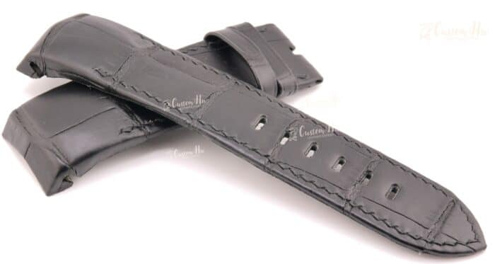 Bracelet Corum Admirals Cup SeafenderTides48 Bracelet en cuir alligator 24 mm