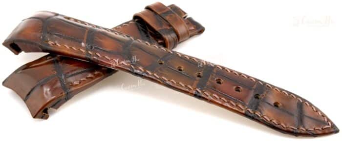Ulysse Nardin Sonata-Armband, 21 mm Alligatorlederarmband