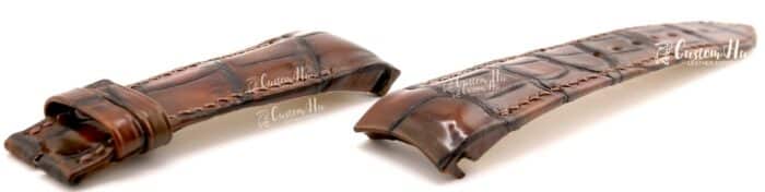 Ulysse Nardin Sonata-Armband, 21 mm Alligatorlederarmband