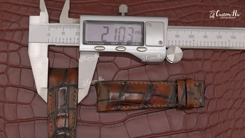 Ulysse Nardin Sonata-Armband Ulysse Nardin Sonata-Armband 21 mm Alligatorlederarmband
