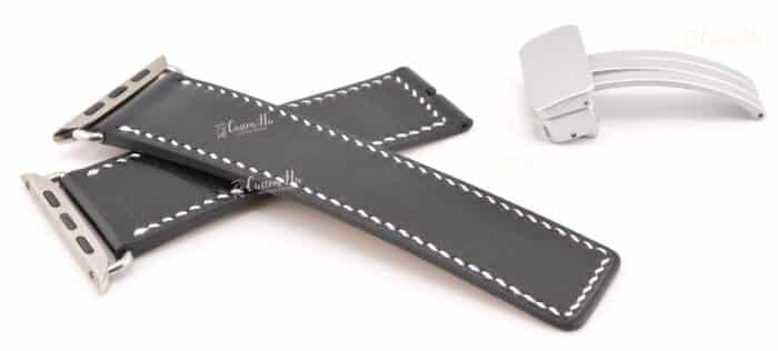 Nuovo cinturino in pelle per Apple Watch Cinturino in pelle con magnete a sgancio rapido