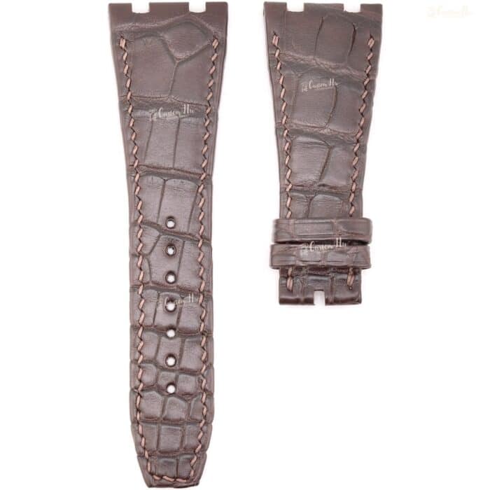 ap Royal Oak-Armbänder 26 mm Alligatorlederarmband