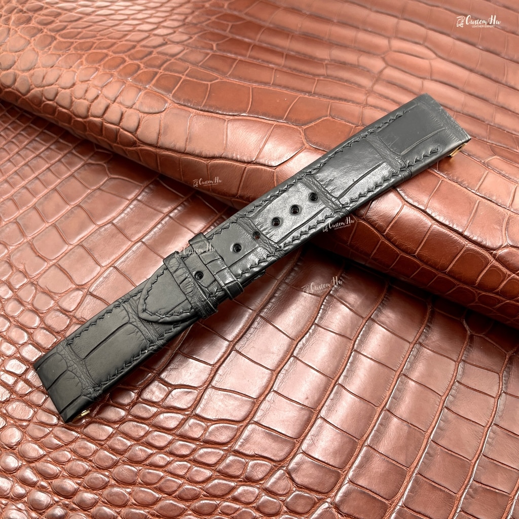 Cinturino Jaeger LeCoultre Grande Reverso in pelle di alligatore da 22 mm