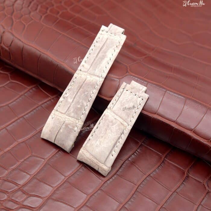 Bracelets Rolex Daytona Bracelet en cuir alligator 20 mm