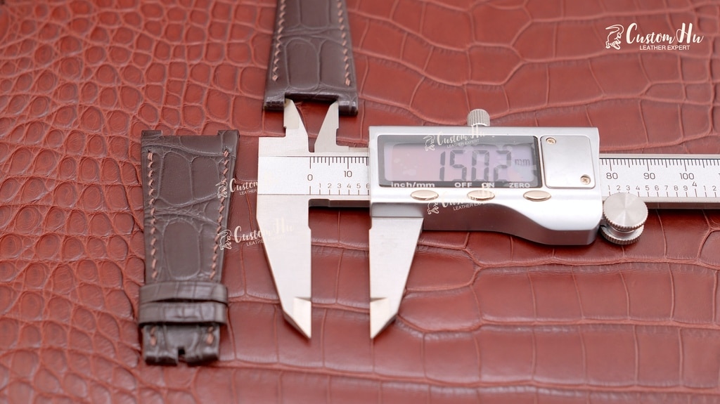 Cinturino Girard Perregaux Laureato Cinturino in pelle di alligatore da 26 mm
