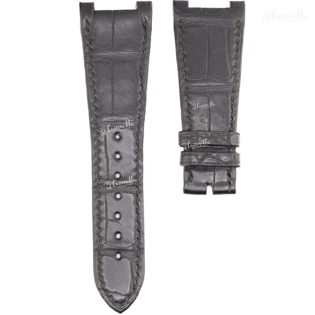 Girard Perregaux Laureato-Armband, 26 mm Alligatorlederarmband