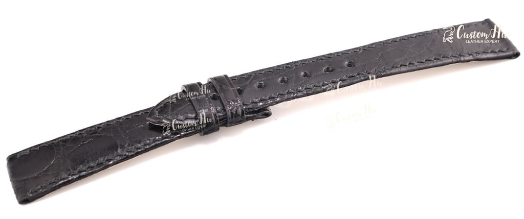 Patek Philippe Calatrava remmar 18mm Alligator läderrem