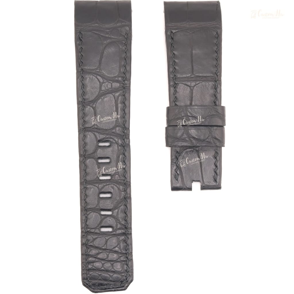 Corum Ti Bridge-Armband, 237 mm, Alligatorleder