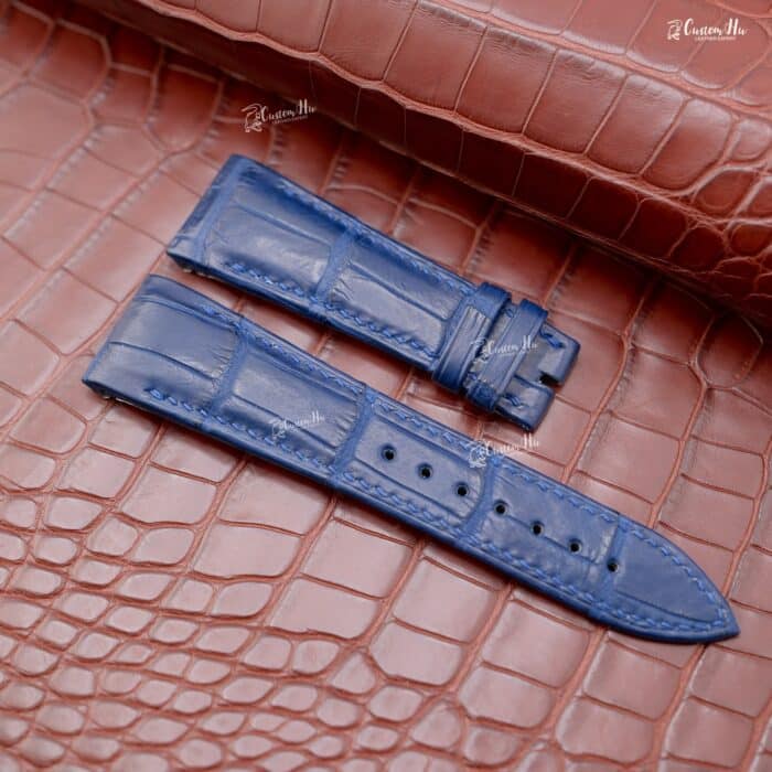Bracelet Ulysse Nardin Quadrato Dual Time Bracelet alligator 24 mm