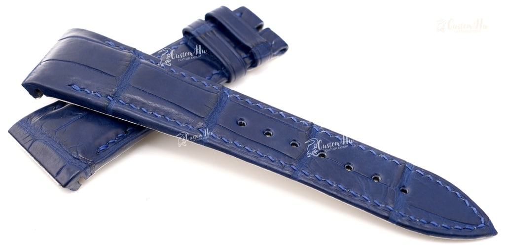 Ulysse Nardin Quadrato Dual Time-Armband Ulysse Nardin Quadrato Dual Time-Armband 24-mm-Alligatorlederarmband